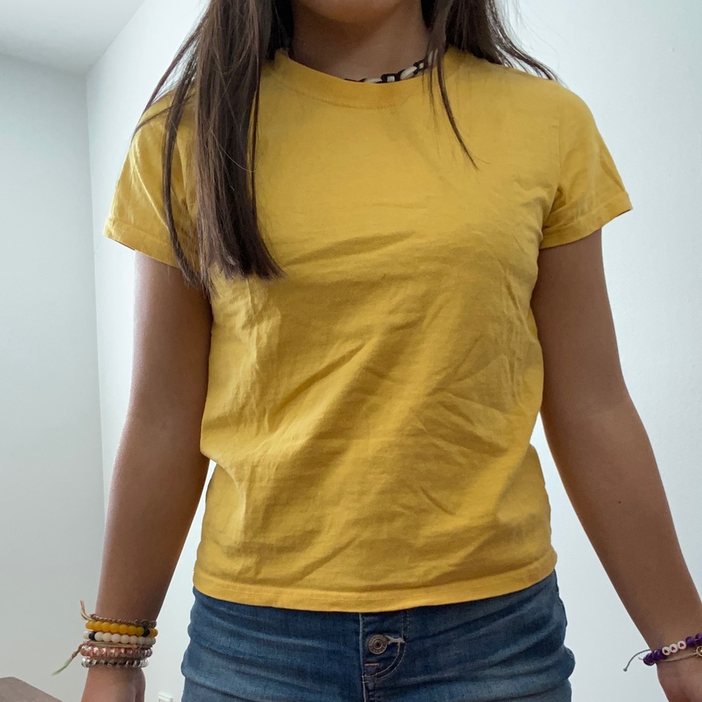 Yellow shirt
